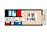 ジュネッタ８ 1Kの間取り
