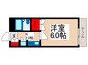 ジュネッタ８ 1Kの間取り