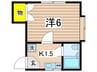 FLヴィラ小菅ヶ谷 1Kの間取り