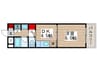 プレーネ西葛西 1DKの間取り