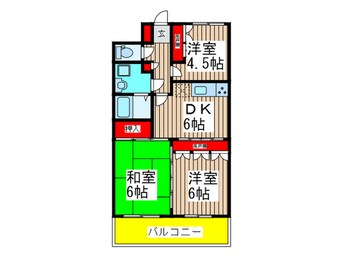 間取図 サンヒルズⅡ