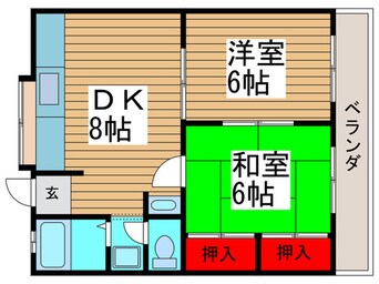 間取図 ベルーライト２１