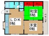 ベルーライト２１ 2LDKの間取り