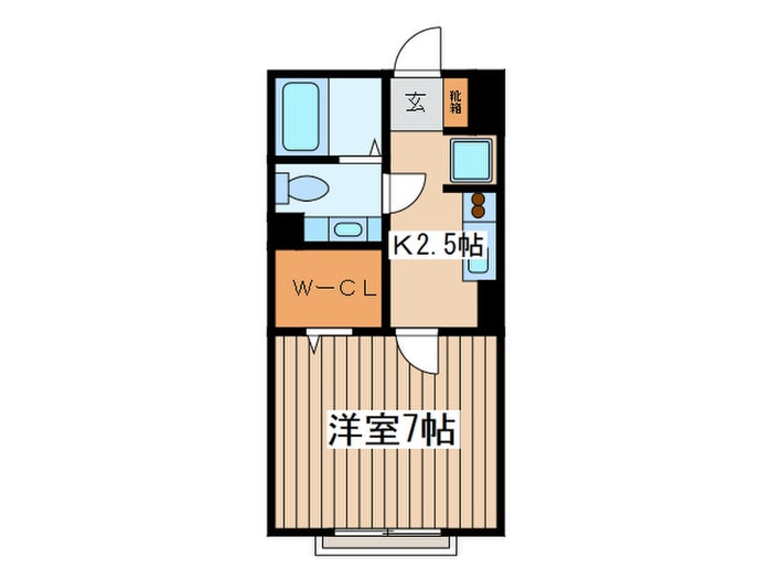 間取り図 クレ－ル四季彩の丘　弐番館