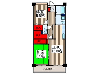 間取図 コ－ポレート浦和別所