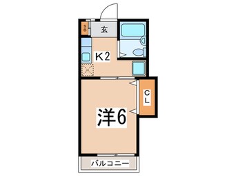 間取図 ハイツホリウチ