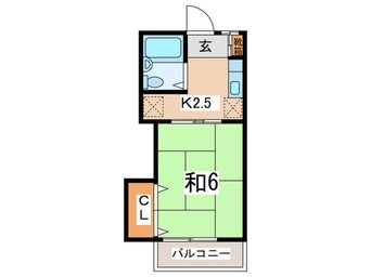 間取図 ハイツホリウチ