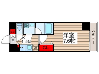 間取図 ｻﾞ･ﾌﾟﾚﾐｱﾑｷｭｰﾌﾞG潮見(317)