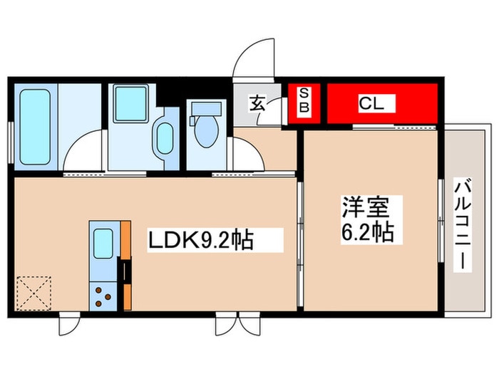 間取り図 Ｅハウス立川