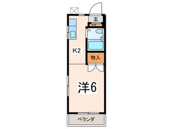 間取図 エバ－グリ－ンハイツ