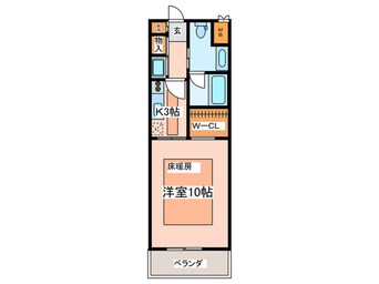 間取図 コンフォ－ト中野島