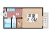 グリーンヴィラシマネ 1Kの間取り