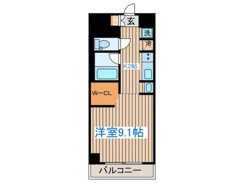 間取図 コスモリード幡ヶ谷
