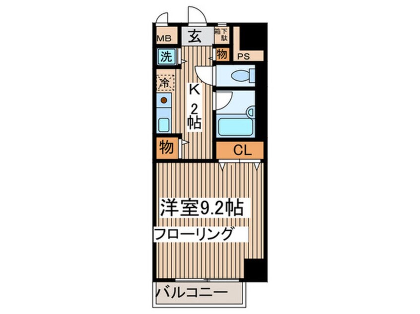 間取図 コスモリード幡ヶ谷