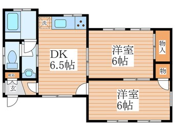 間取図 コーポ中嶋