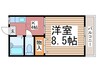グリーンヴィラ弐番館 1Kの間取り