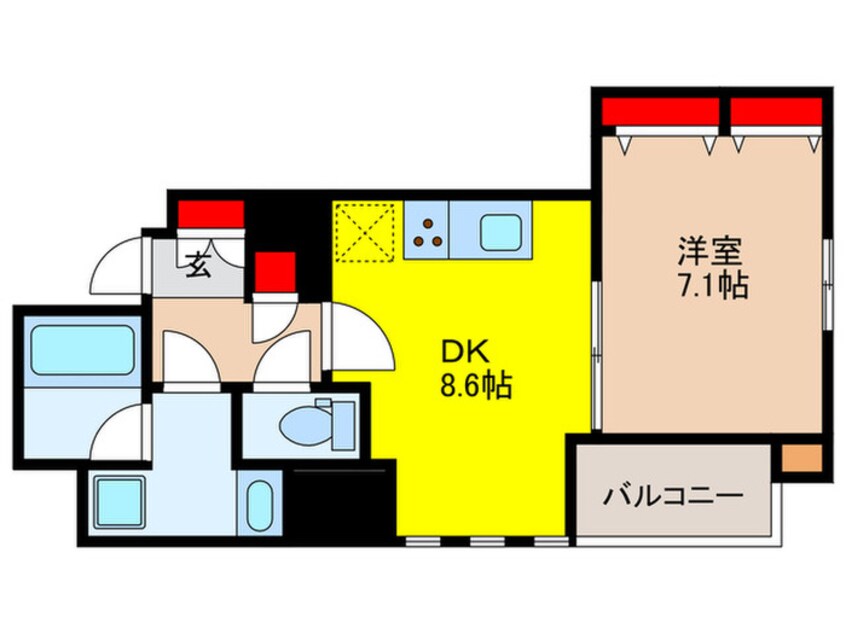 間取図 カーサレシュール