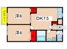 ファ－ストホ－ム 2DKの間取り
