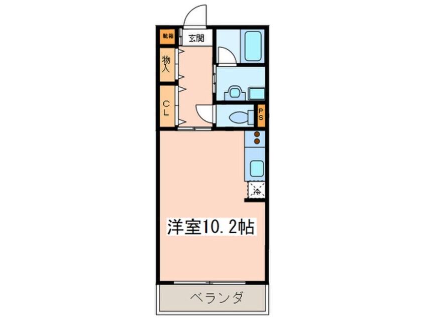 間取図 バ－ドタウン９番館