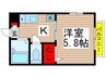 サンライトＢ 1Kの間取り
