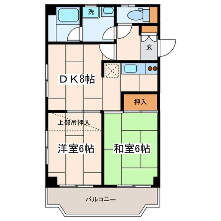 間取図 アクロス８