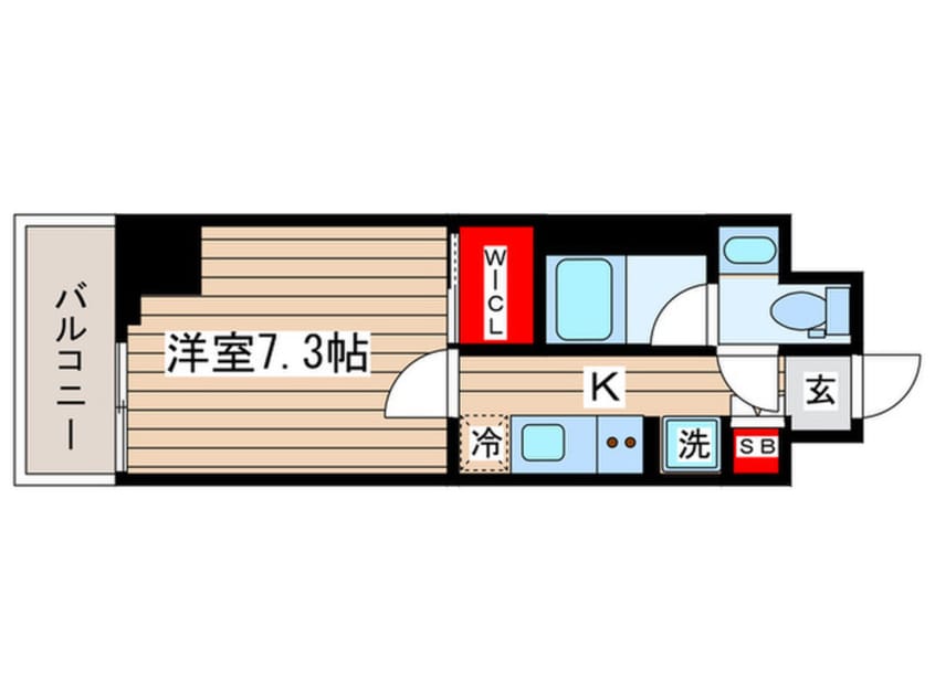 間取図 CASSIA上野入谷
