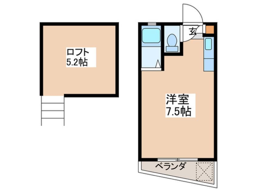 間取図 ビュ－アイランド