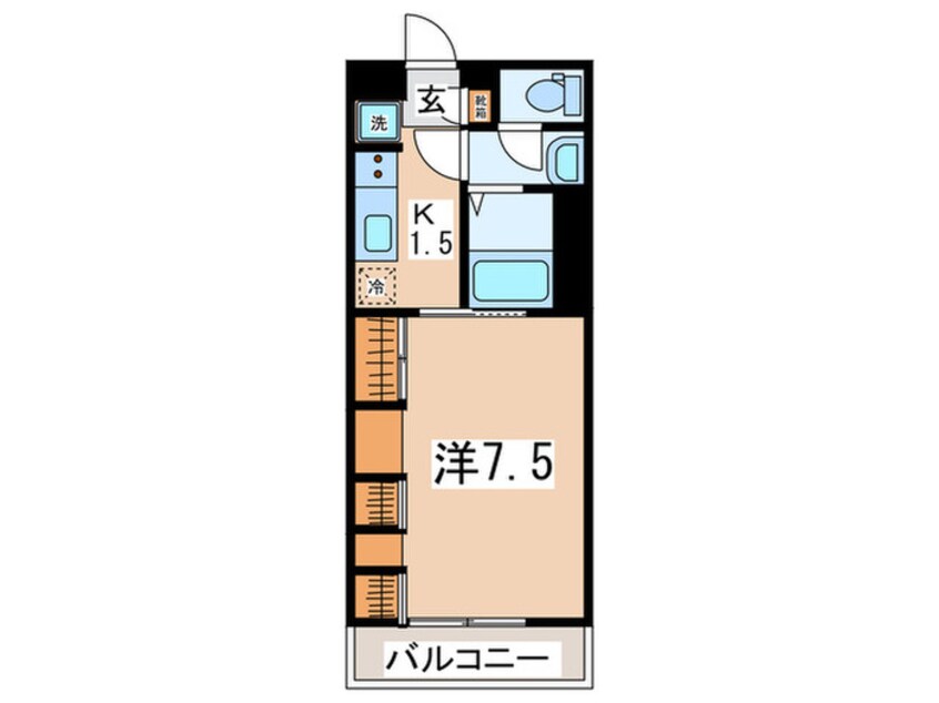 間取図 リブリ・フローラ東林間