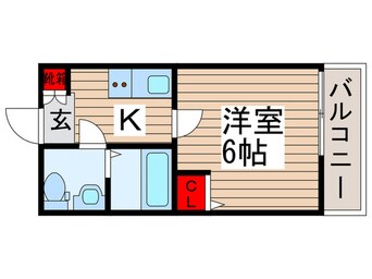 間取図 カーサノダ496