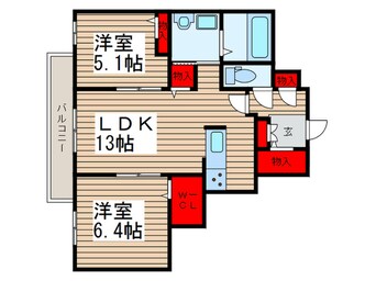 間取図 Casa　Colata