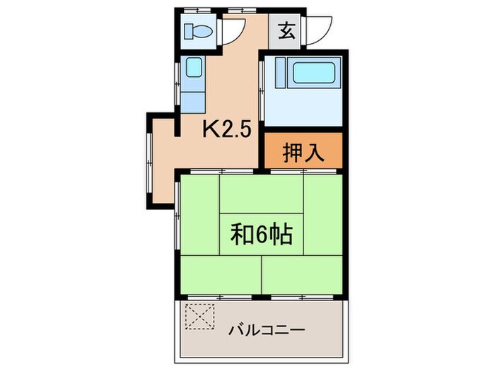 間取り図 コーポ西岡