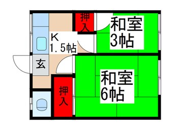 間取図 太陽荘