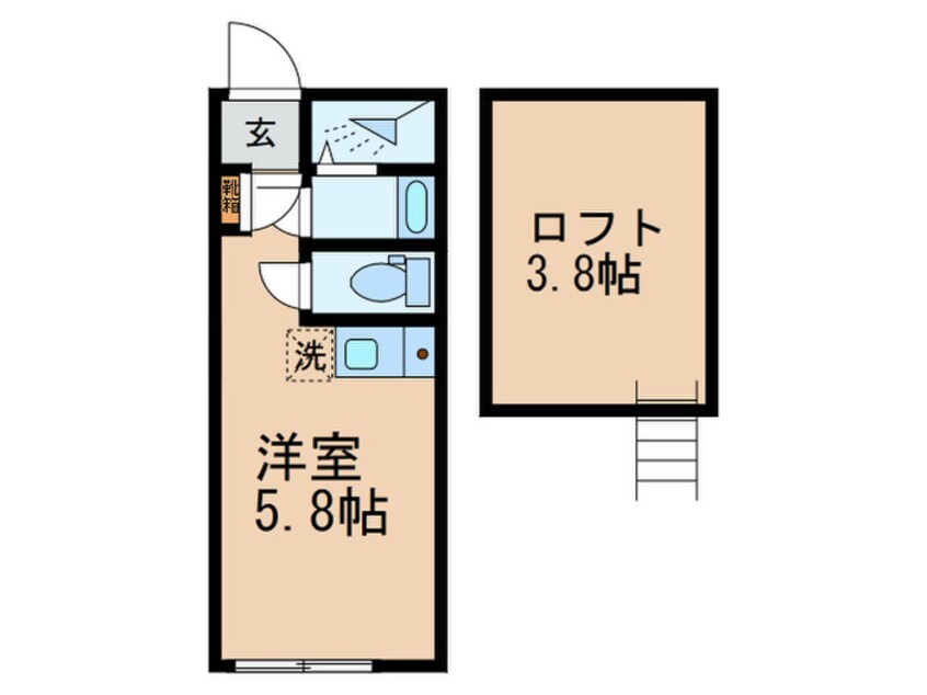 間取図 ソルティ武蔵小杉Ⅱ