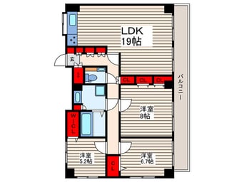 間取図 ヴィラコ－ヨ－