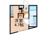 Ludens上井草(201) 1Rの間取り