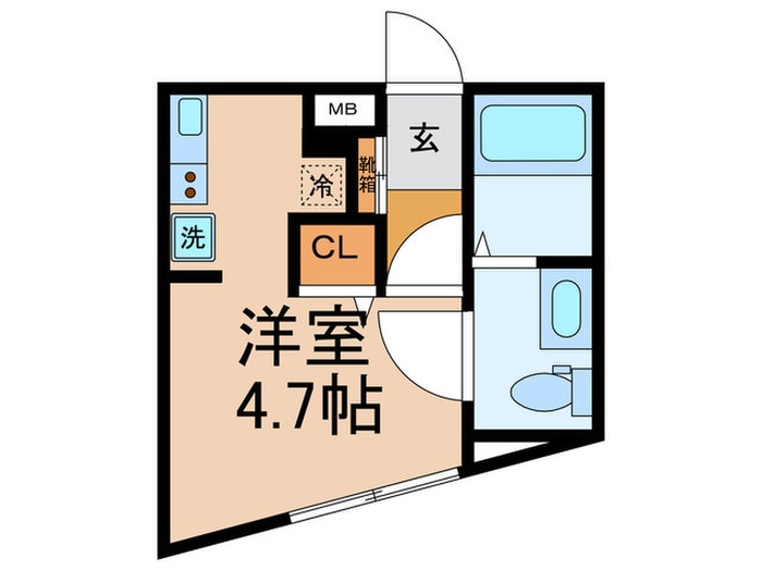 間取り図 Ludens上井草(201)