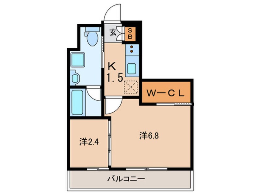 間取図 コンフォリア不動前