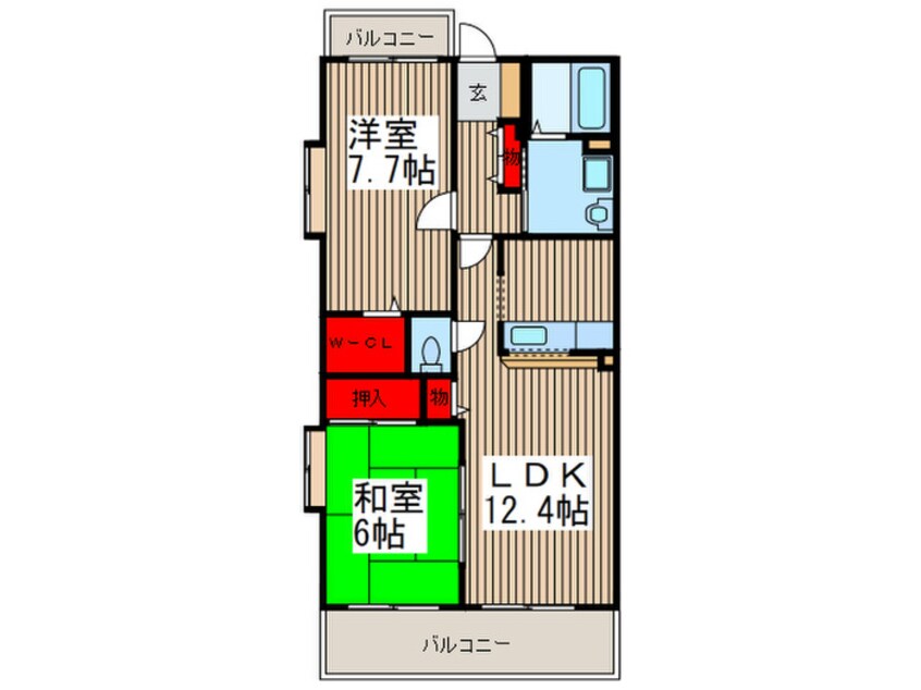 間取図 ヴァンテアン
