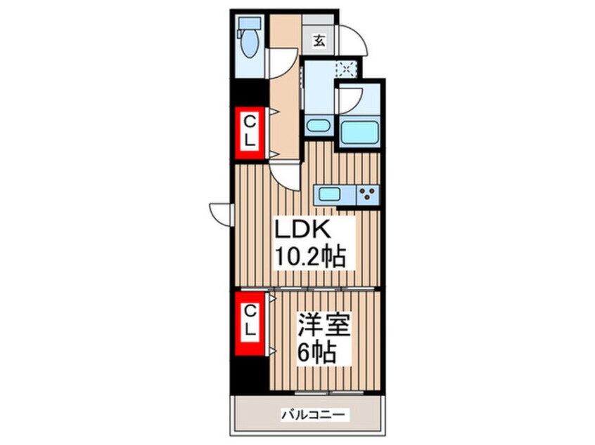 間取図 ラコルタ南浦和Ｓｔａ．