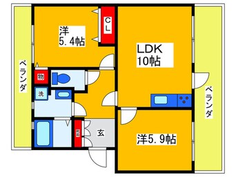 間取図 サンサシオン