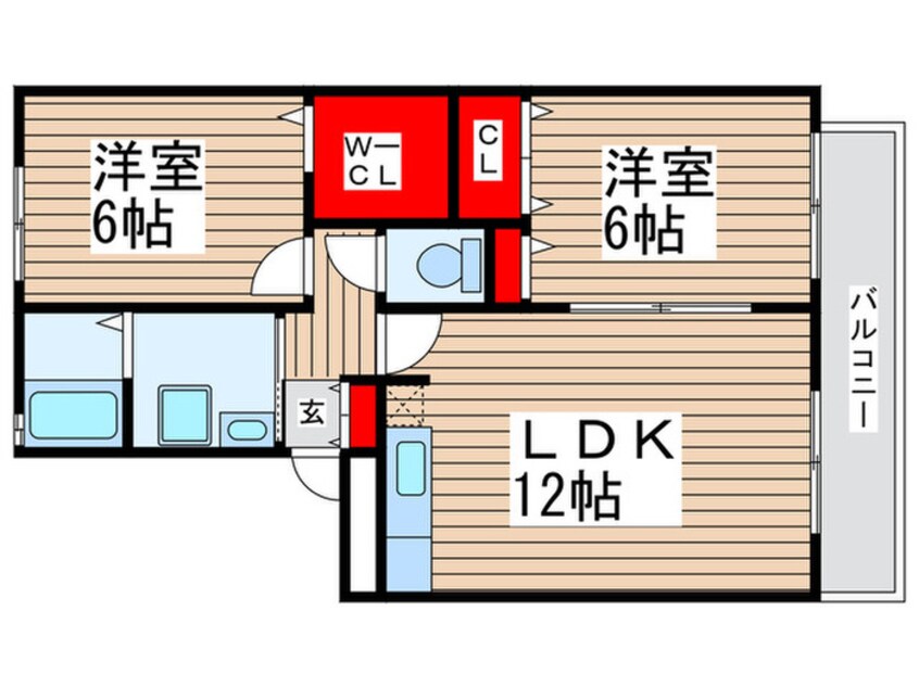 間取図 メゾン・クレベール妙典