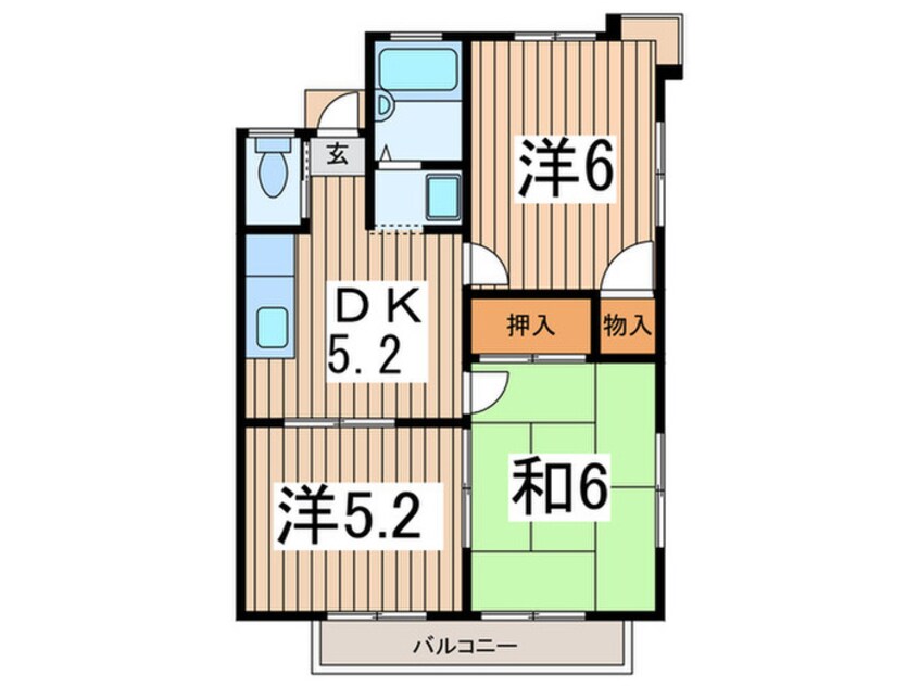 間取図 ガーデンハイム　Ｂ