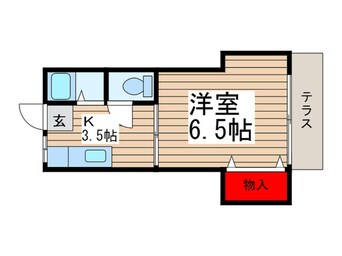 間取図 コ－ポ  カタクラ