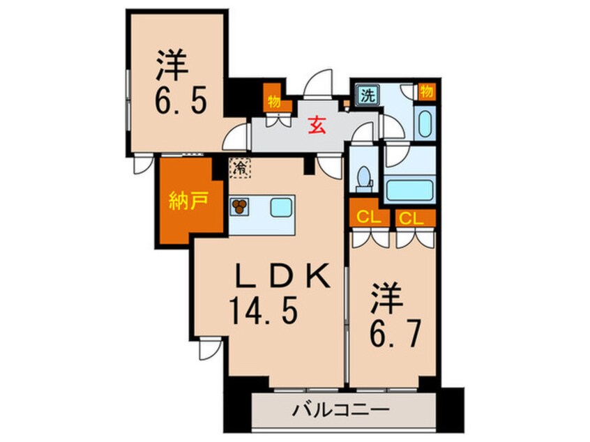 間取図 レジディア文京本駒込