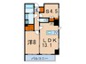 レジディア文京本駒込 1LDK+Sの間取り