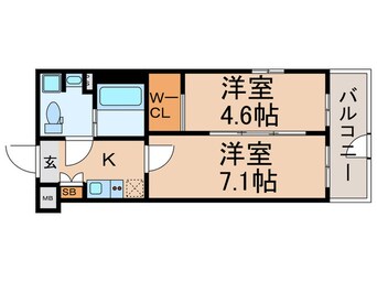 間取図 アイルグランデ中野ノース(107)