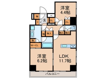 間取図 パークアクシス成増二丁目