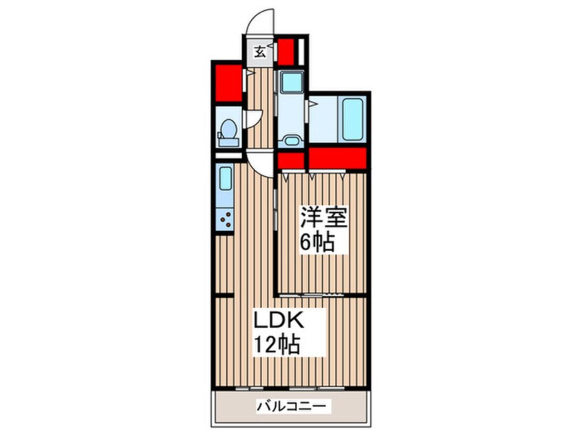 間取図 コンテチェスト２４