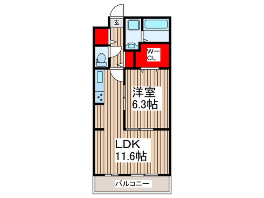 間取図 コンテチェスト２４