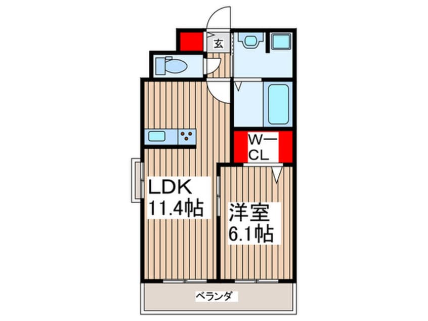 間取図 コンテチェスト２４